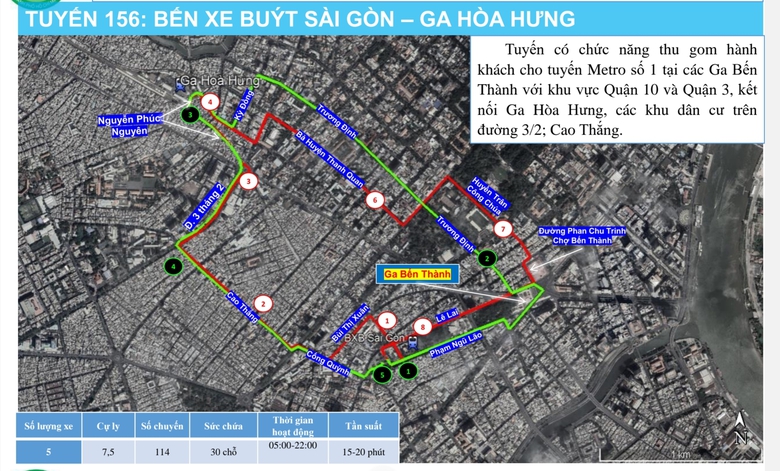 Chi tiết lộ tr&igrave;nh 17 tuyến xe bu&yacute;t điện kết nối metro số 1- Ảnh 5.