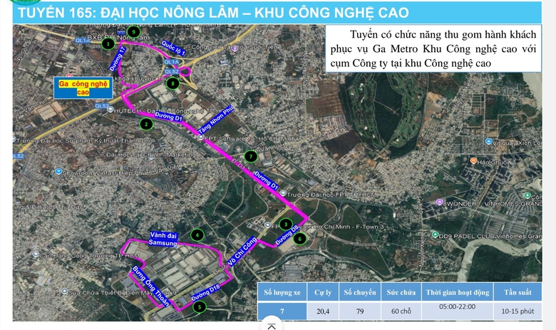Chi tiết lộ tr&igrave;nh 17 tuyến xe bu&yacute;t điện kết nối metro số 1- Ảnh 14.