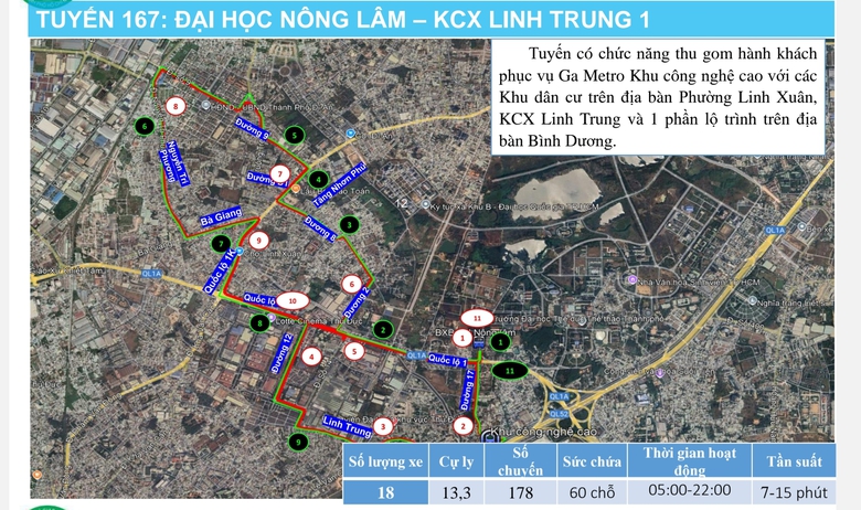Chi tiết lộ tr&igrave;nh 17 tuyến xe bu&yacute;t điện kết nối metro số 1- Ảnh 16.