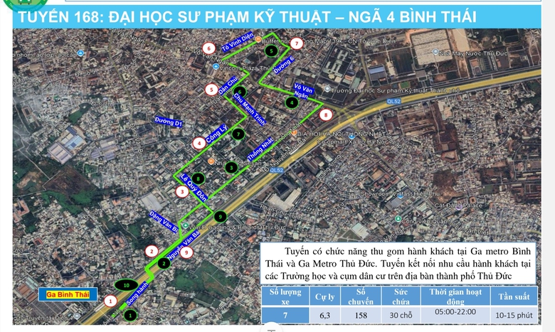 Chi tiết lộ tr&igrave;nh 17 tuyến xe bu&yacute;t điện kết nối metro số 1- Ảnh 17.