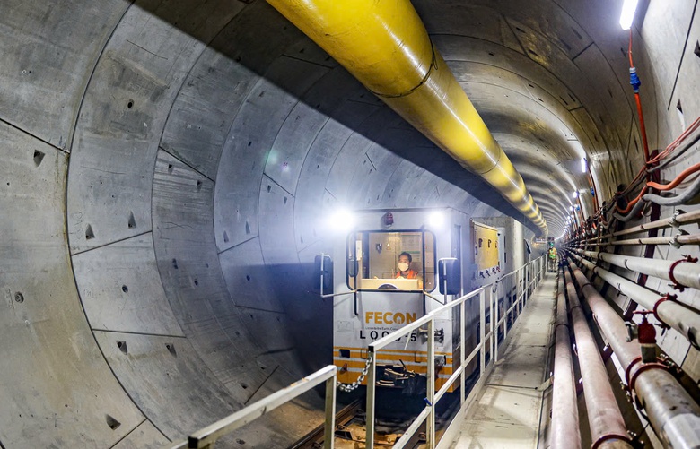 Ga ngầm Metro Nhổn - ga Hà Nội đang thi công đến đâu?- Ảnh 1. Ga ngầm Metro Nhổn - ga Hà Nội đang thi công đến đâu?- Ảnh 1.