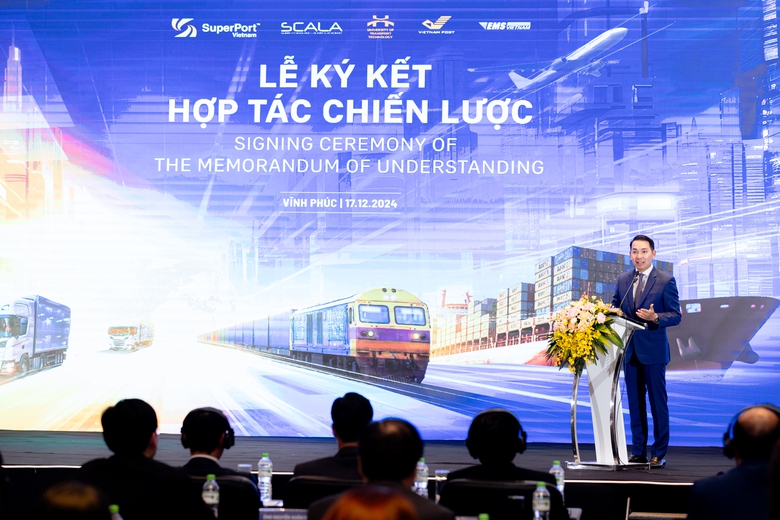 Việt Nam SuperPort hợp t&aacute;c lập ph&ograve;ng th&iacute; nghiệm logistics, th&uacute;c đẩy ph&aacute;t triển bền vững- Ảnh 1.