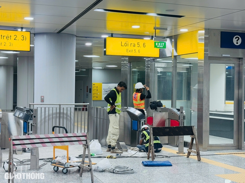 Hình ảnh metro số 1 trước ngày vận hành chính thức- Ảnh 4. Hình ảnh metro số 1 trước ngày vận hành chính thức- Ảnh 4.