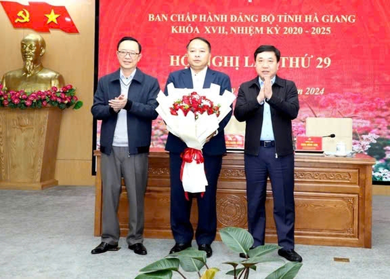 H&agrave; Giang: Gi&aacute;m đốc c&ocirc;ng an l&agrave;m Ph&oacute; b&iacute; thư Tỉnh ủy- Ảnh 1.