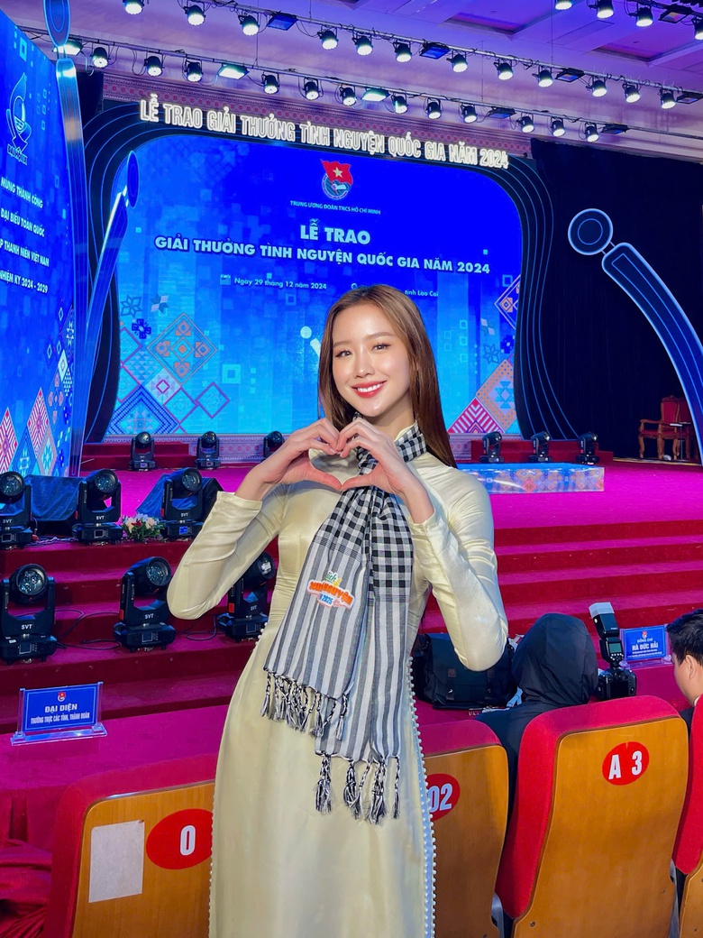 Hoa hậu L&ecirc; Nguyễn Bảo Ngọc được vinh danh tại Giải thưởng T&igrave;nh nguyện Quốc gia 2024- Ảnh 2.