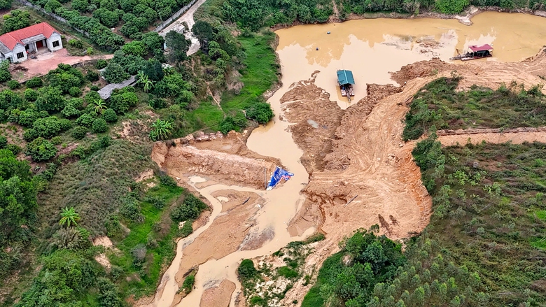 Bắc Giang: Doanh nghiệp tự &yacute; gom đất, mở rộng khai th&aacute;c c&aacute;t sỏi- Ảnh 2.