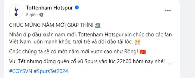 Loạt CLB ch&acirc;u &Acirc;u ch&uacute;c mừng năm mới người h&acirc;m mộ Việt Nam- Ảnh 2.