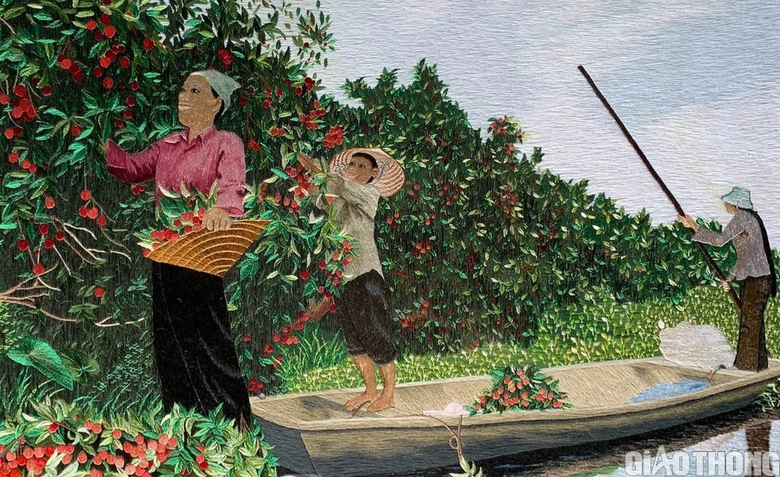 Hồn qu&ecirc; trong những bức tranh th&ecirc;u tay - Ảnh 4.