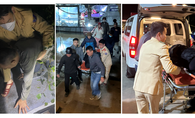 CSGT đường thủy Hải Ph&ograve;ng: Cứu nạn nh&acirc;n nhảy cầu s&aacute;ng mồng 3 Tết - Ảnh 1.