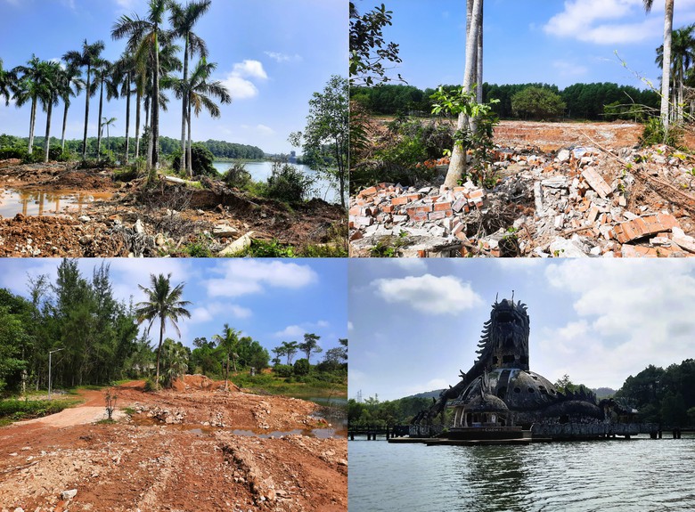 Du kh&aacute;ch &ugrave;n &ugrave;n k&eacute;o về check in tượng rồng khổng lồ ở Huế- Ảnh 13.