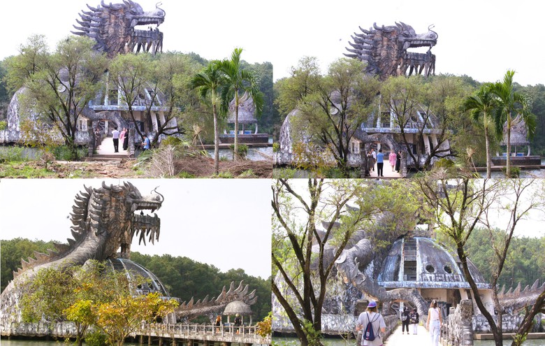 Du kh&aacute;ch &ugrave;n &ugrave;n k&eacute;o về check in tượng rồng khổng lồ ở Huế- Ảnh 4.