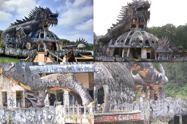 Du kh&aacute;ch &ugrave;n &ugrave;n k&eacute;o về check in tượng rồng khổng lồ ở Huế- Ảnh 7.