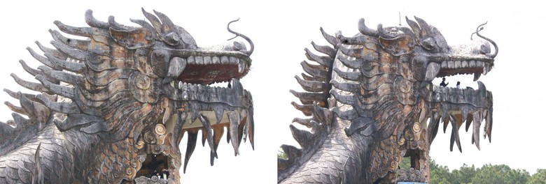 Du kh&aacute;ch &ugrave;n &ugrave;n k&eacute;o về check in tượng rồng khổng lồ ở Huế- Ảnh 8.