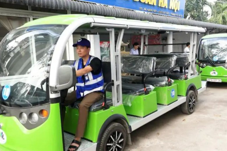 Bố tr&iacute; xe điện phục vụ kh&aacute;ch v&atilde;n cảnh ch&ugrave;a Hương thế n&agrave;o?- Ảnh 1.