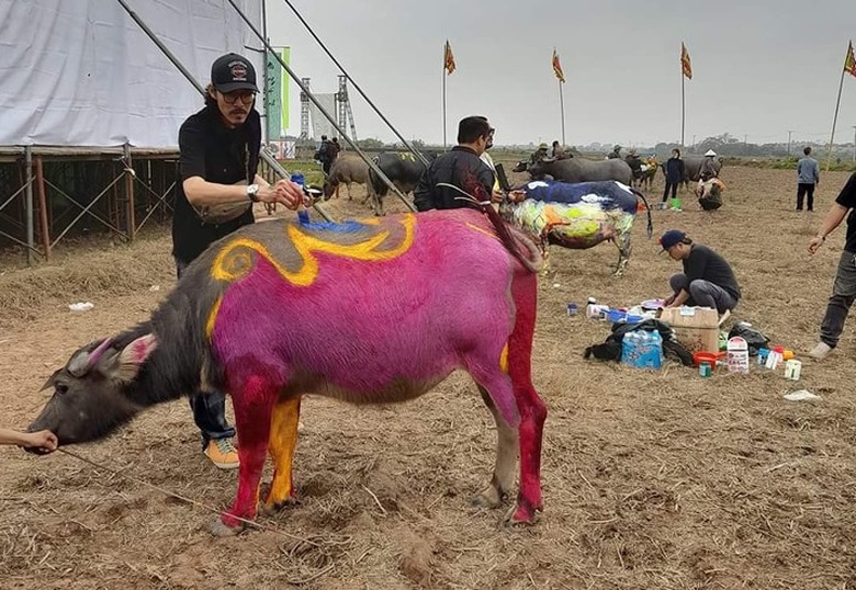 Hàng ngàn người xem vua cày ruộng tại Lễ hội Tịch điền Đọi Sơn- Ảnh 13. Hàng ngàn người xem vua cày ruộng tại Lễ hội Tịch điền Đọi Sơn- Ảnh 13.