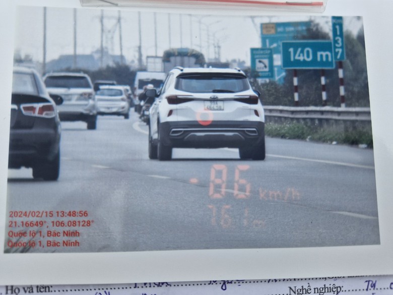 H&agrave;ng trăm t&agrave;i xế vi phạm tốc độ v&igrave; nhầm QL1 qua Bắc Ninh l&agrave;... cao tốc- Ảnh 3.