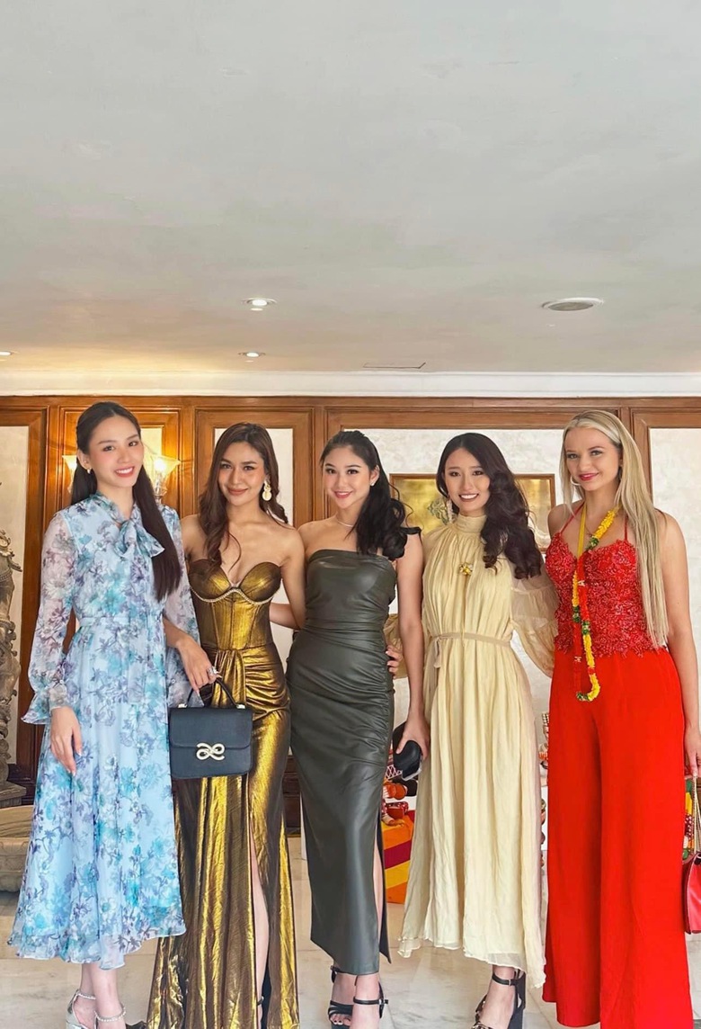 Hoa hậu Mai Phương ch&agrave;o s&acirc;n ấn tượng, năng nổ tại nh&agrave; chung Miss World 71- Ảnh 5.