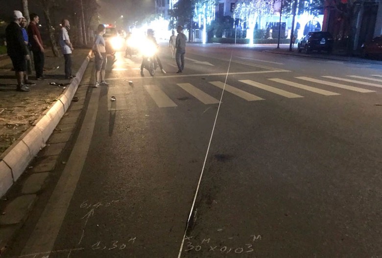 Hiện trường vụ tai nạn - Ảnh: B&aacute;o Hải Dương.