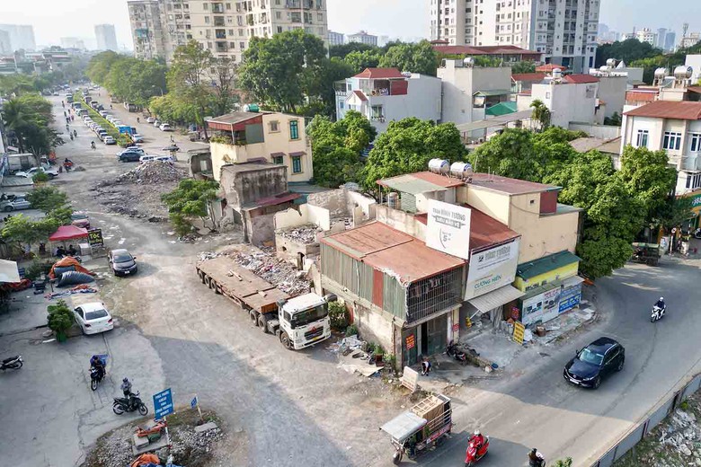 Vành đai 2,5 ở Hà Nội thi công trở lại sau nhiều năm bị Vành đai 2,5 ở Hà Nội thi công trở lại sau nhiều năm bị