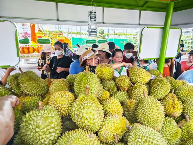 Giá sầu riêng Việt Nam tăng vọt khi Trung Quốc chọn làm quà biếu Tết- Ảnh 1. Giá sầu riêng Việt Nam tăng vọt khi Trung Quốc chọn làm quà biếu Tết- Ảnh 1.