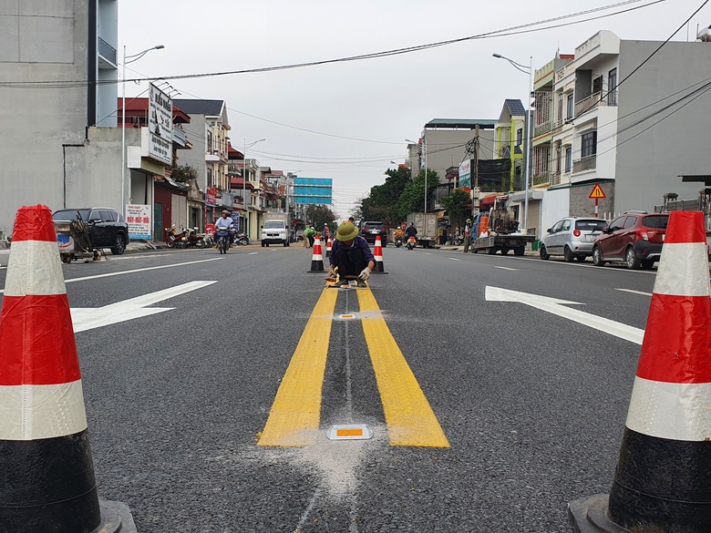 N&uacute;t giao kết nối đường tỉnh 392 với cao tốc H&agrave; Nội - Hải Ph&ograve;ng ch&iacute;nh thức th&ocirc;ng xe - Ảnh 12.