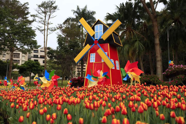 Tết Nguy&ecirc;n đ&aacute;n cũng l&agrave; dịp trăm hoa khoe sắc tr&ecirc;n đảo Đ&agrave;i Loan (Trung Quốc). Trong đ&oacute; lễ hội hoa tulip Shilin 2024 l&agrave; điểm nhấn hoa xu&acirc;n trong dịp Tết cổ truyền. (Ảnh: Taipei Times)