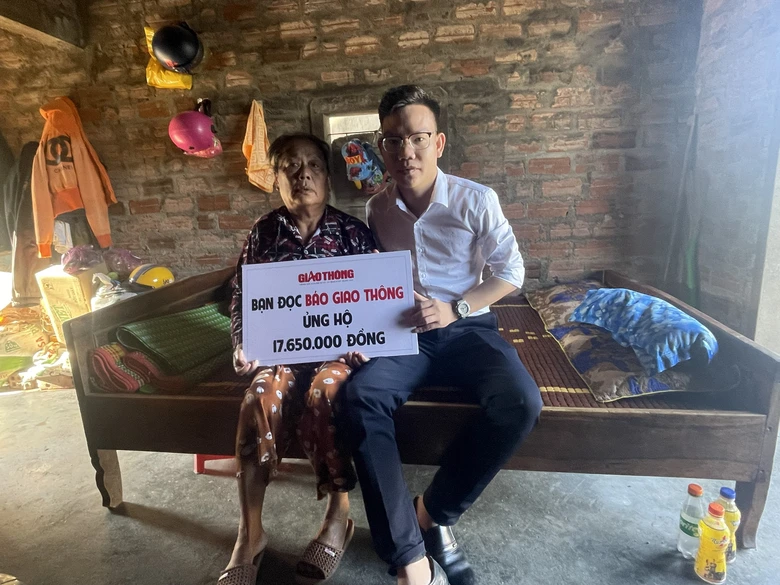 Th&ecirc;m hơn 17,5 triệu đồng đến với người phụ nữ đơn th&acirc;n gặp tai nạn nu&ocirc;i 3 con nhỏ- Ảnh 1.
