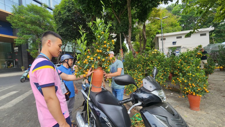 Người dân TP.HCM tranh thủ mua hoa giảm giá chiều 29 Tết- Ảnh 4. Người dân TP.HCM tranh thủ mua hoa giảm giá chiều 29 Tết- Ảnh 4.