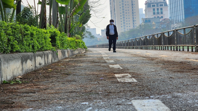 Đường d&agrave;nh ri&ecirc;ng cho xe đạp đầu ti&ecirc;n của H&agrave; Nội 