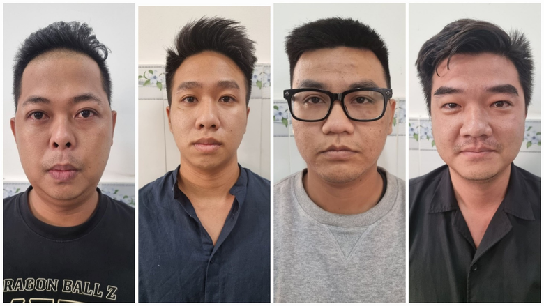 4 thanh ni&ecirc;n giả nh&acirc;n vi&ecirc;n ng&acirc;n h&agrave;ng, chiếm đoạt t&agrave;i sản bằng c&ocirc;ng nghệ cao- Ảnh 1.