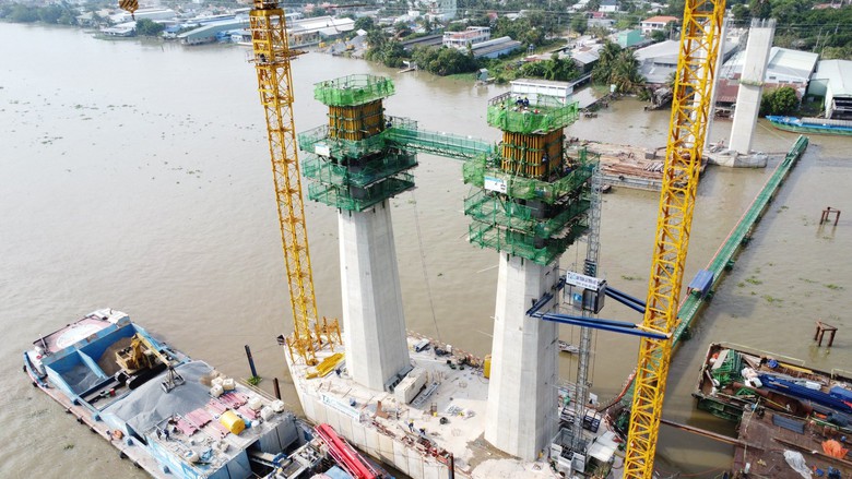 Bảo vệ thi c&ocirc;ng dự &aacute;n cầu Rạch Miễu 2 ph&iacute;a Tiền Giang- Ảnh 1.