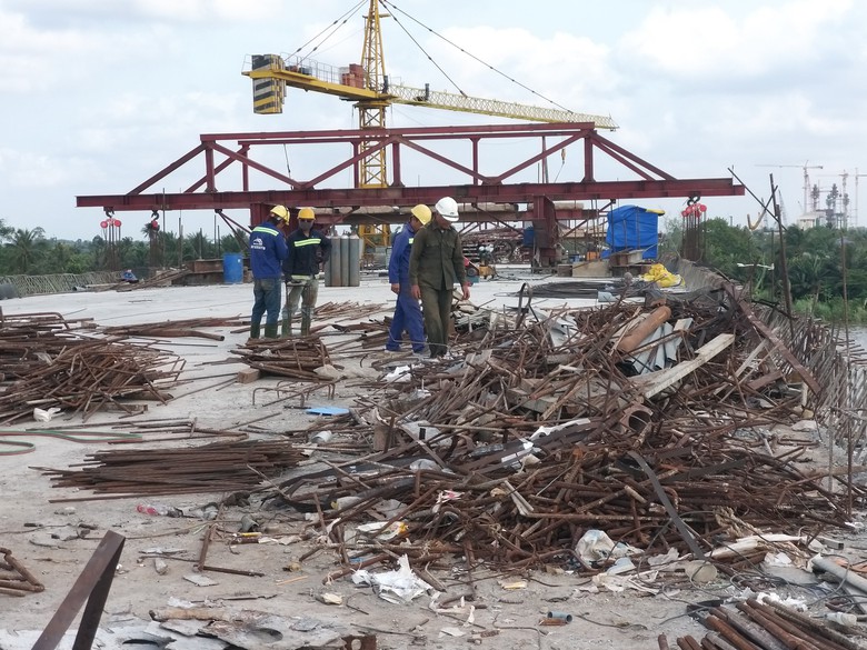 Chuẩn bị hợp long cầu vượt s&ocirc;ng Mỹ Tho thuộc dự &aacute;n cầu Rạch Miễu 2- Ảnh 3.