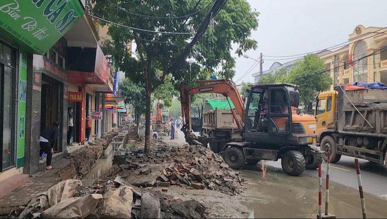 Th&aacute;i B&igrave;nh: Bất an dự &aacute;n chỉnh trang đ&ocirc; thị thi c&ocirc;ng ẩu- Ảnh 11.