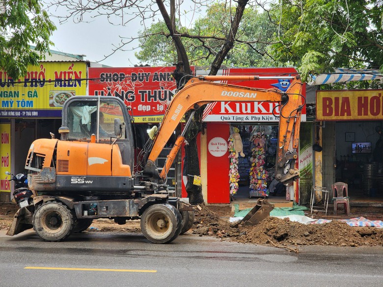 Th&aacute;i B&igrave;nh: Bất an dự &aacute;n chỉnh trang đ&ocirc; thị thi c&ocirc;ng ẩu- Ảnh 3.
