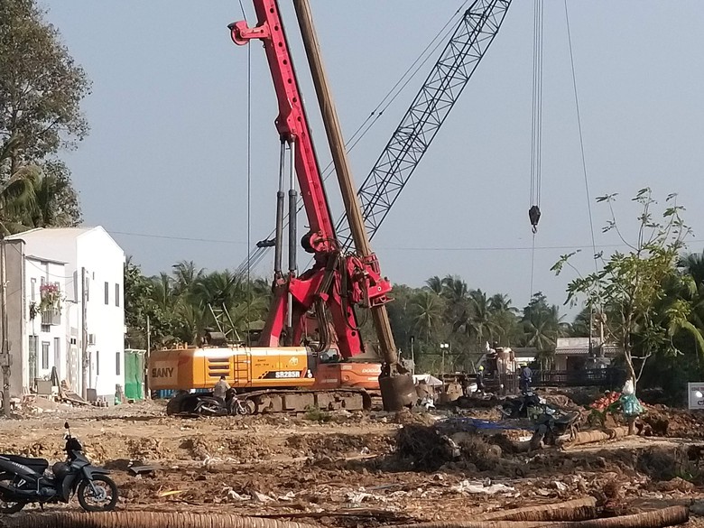 Dự &aacute;n cầu Rạch Miễu 2: thi c&ocirc;ng 