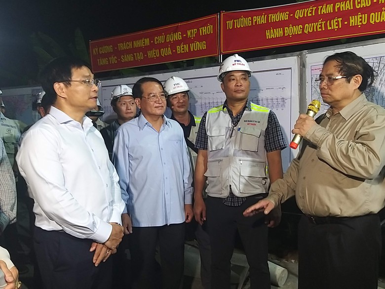 Dự &aacute;n cầu Rạch Miễu 2: thi c&ocirc;ng 