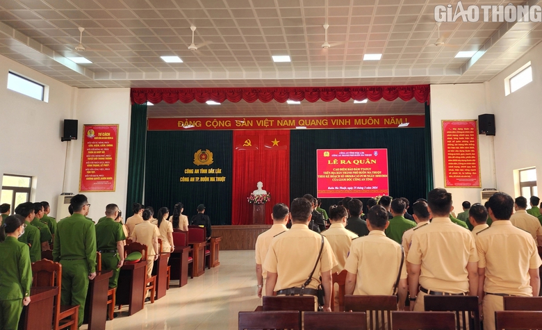 CSGT Đắk Lắk triển khai cao điểm, tập trung 5 nh&oacute;m chuy&ecirc;n đề- Ảnh 1.