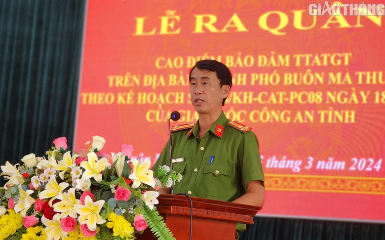 CSGT Đắk Lắk triển khai cao điểm, tập trung 5 nh&oacute;m chuy&ecirc;n đề- Ảnh 3.