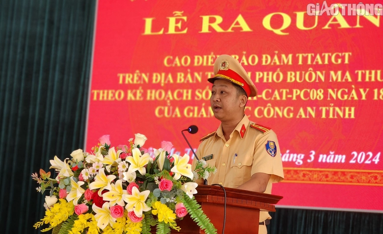 CSGT Đắk Lắk triển khai cao điểm, tập trung 5 nh&oacute;m chuy&ecirc;n đề- Ảnh 2.