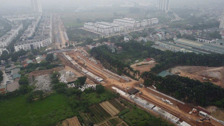 Đường L&ecirc; Quang Đạo đang được thi c&ocirc;ng đến đ&acirc;u?- Ảnh 1.