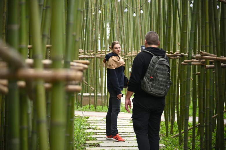 Người H&agrave; Nội th&iacute;ch th&uacute; với rừng tr&uacute;c thu nhỏ giữa Thủ đ&ocirc;- Ảnh 7.