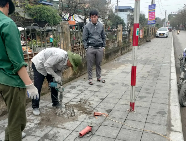 Nam Định: Khắc phục bất cập tại dự án chỉnh trang đô thị sau phản ánh của Báo Giao thông- Ảnh 3. Nam Định: Khắc phục bất cập tại dự án chỉnh trang đô thị sau phản ánh của Báo Giao thông- Ảnh 3.