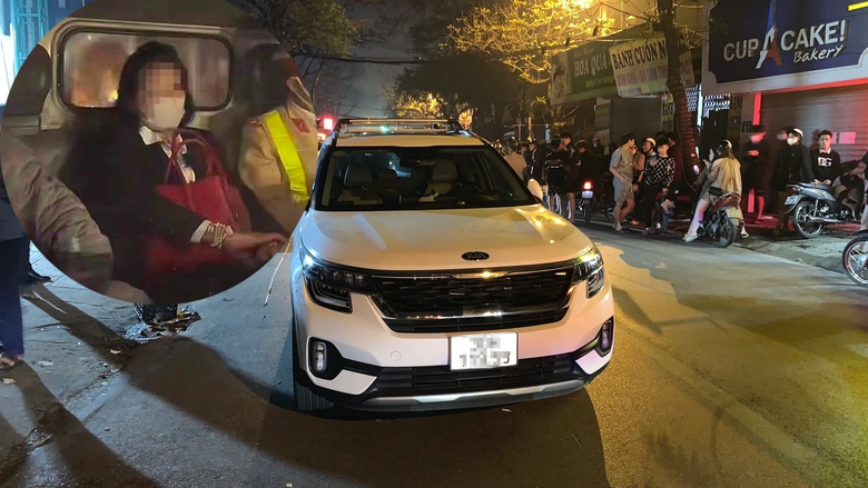 Danh t&iacute;nh nữ t&agrave;i xế vi phạm nồng độ cồn mức khủng, 