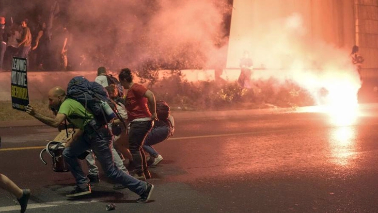 Biểu tình phản chiến lớn nhất tại Israel gây áp lực lên Thủ tướng Netanyahu- Ảnh 1. Biểu tình phản chiến lớn nhất tại Israel gây áp lực lên Thủ tướng Netanyahu- Ảnh 1.