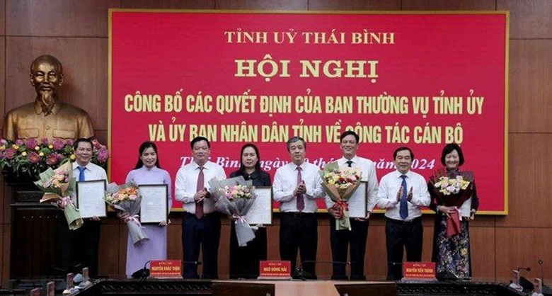 Th&aacute;i B&igrave;nh điều động, bổ nhiệm nhiều c&aacute;n bộ chủ chốt- Ảnh 1.