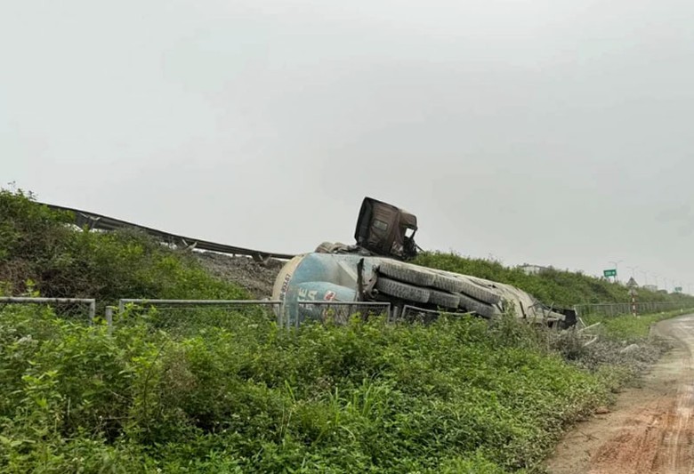 Hiện trường vụ tai nạn.