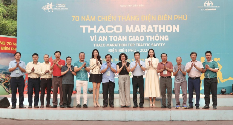 Petrovietnam đồng h&agrave;nh c&ugrave;ng giải chạy THACO Marathon v&igrave; ATGT - Điện Bi&ecirc;n Phủ- Ảnh 1.