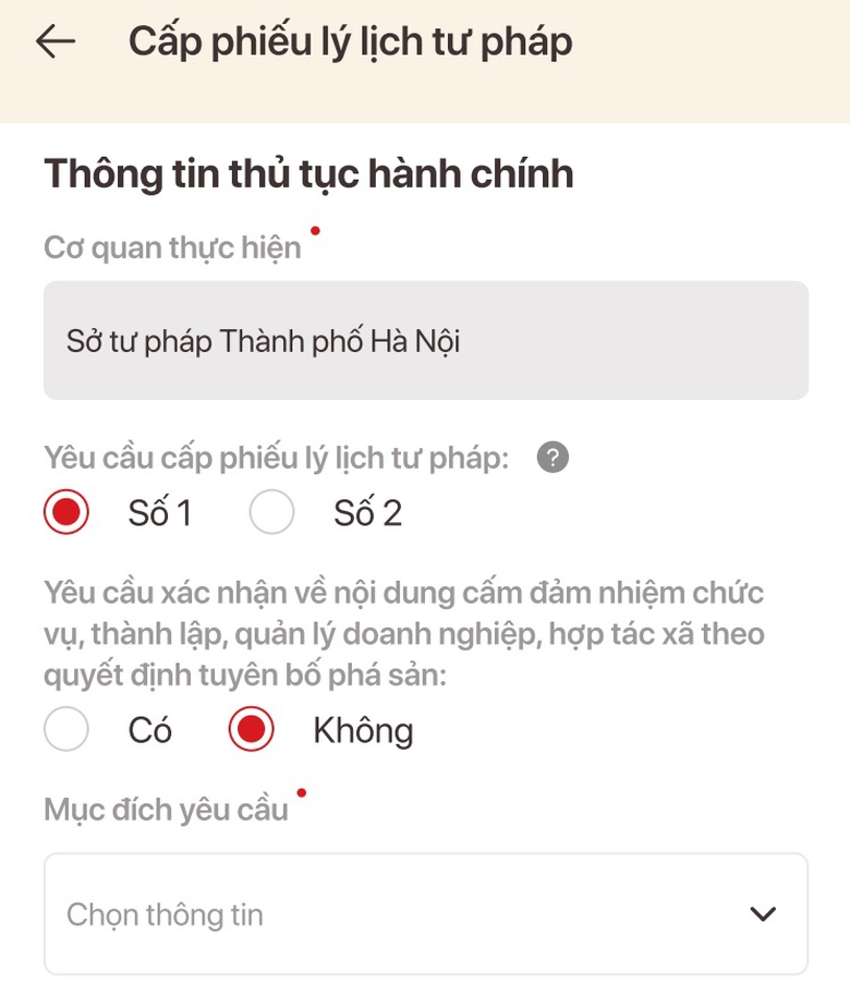 Thủ tục đề nghị cấp phiếu l&yacute; lịch tư ph&aacute;p tại nh&agrave; như thế n&agrave;o?- Ảnh 2.