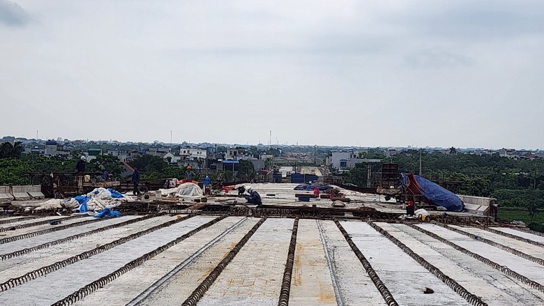 Cầu d&acirc;y văng 1.200 tỷ tại Nam Định đang thi c&ocirc;ng thế n&agrave;o?- Ảnh 6.