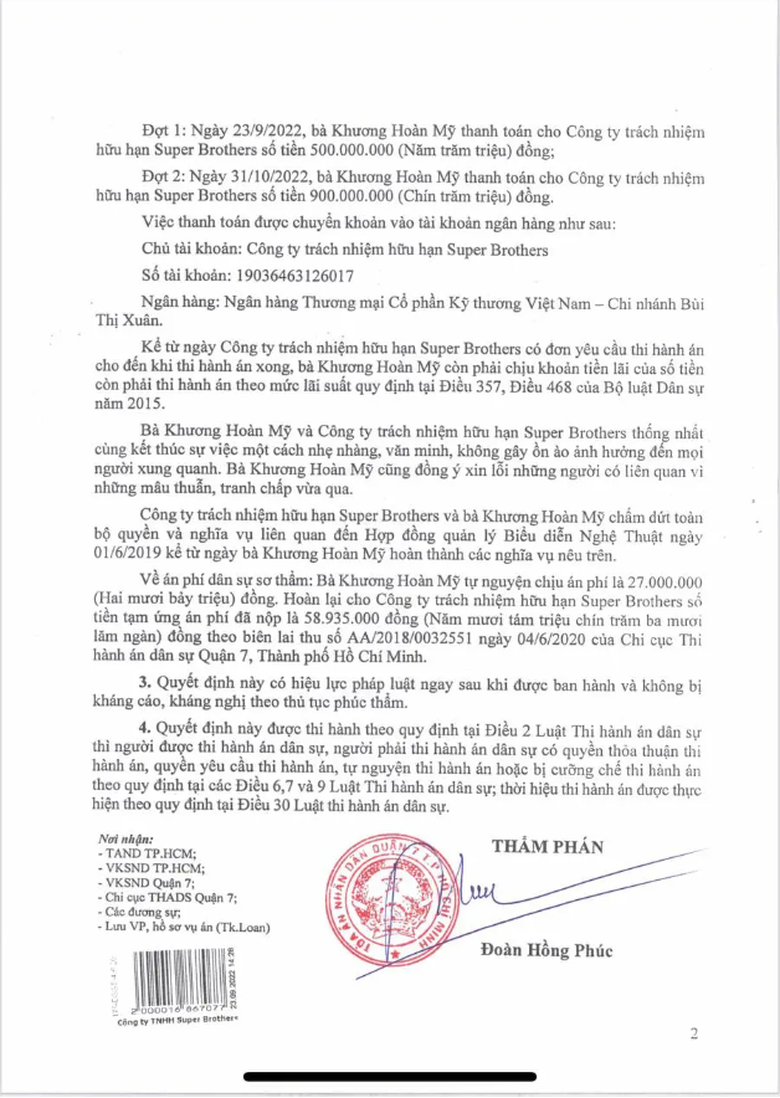 Ca sĩ Orange y&ecirc;u cầu Ch&acirc;u Đăng Khoa đ&iacute;nh ch&iacute;nh th&ocirc;ng tin sai lệch về đền b&ugrave; 1,5 tỷ đồng- Ảnh 5.